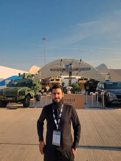 Dubai Airshow — Airside, static display line